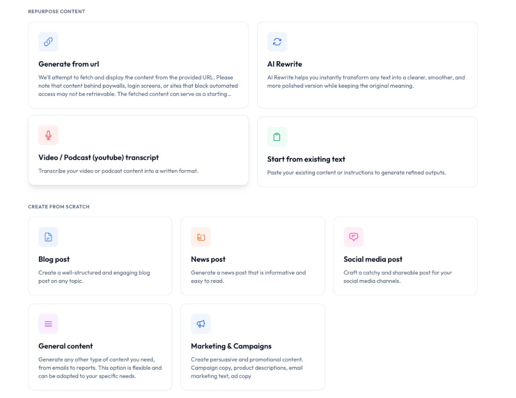 Start with any source interface